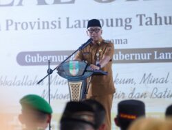 Gubenur Lampung Gelar Halal Bihalal di Kantornya