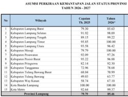 Jalan Provinsi di Kabupaten Jadi Arena Utama: Lonjakan Kemantapan Lampung Ungkap Arah Baru Pembangunan