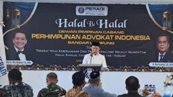 Halal Bihalal PERADI Lampung: Momentum Konsolidasi Advokat Hadapi Tantangan Hukum Era Digital