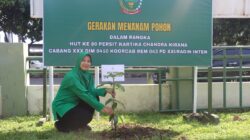 Persit KCK Tanam Ratusan Pohon di Kemiling, Ikhtiar Nyata Menjaga Amanah Bumi