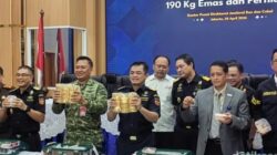 Bea Cukai Gagalkan Ekspor Ilegal 190 Kg Emas Senilai Rp 502 Miliar