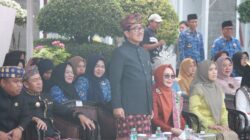 Ratusan Peserta Ikuti Upacara Hardiknas Di Halaman Pemkab Lampura