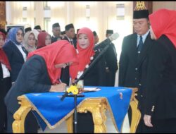 Pemkab Lampura Lantik 217 Pejabat  Administator Dan Pengawas