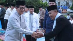Gema Takbir Menggema di Pemkab Lampung Utara, Ribuan Warga Salat Idul Adha Bersama Bupati