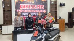 Polres Lampung Utara Bongkar 3 Kasus Kejahatan Sekaligus, 5 Pelaku Diamankan