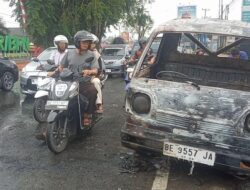 Bawa Pertalite Mobil Pickup Suzuki Carry Terbakar ?