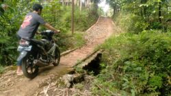 Warga Kelapatujuh Pinta Pemerintah Perbaiki Jembatan Penghubung Tiga RT