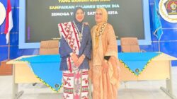 Pesona Busana Adat Saibatin Antar IKWI Lampung Raih Juara II Fashion Show Nasional