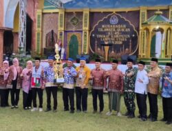 Absel Sabet Juara Umum  MTQ Ke-45  Di Lampung Utara