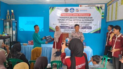 FPP Umko Sosialisasi Pemanfaatan Tepung Mocaf Sebagai Pakan Alternatif Lokal Pada Masyarakat Kalibening Raya