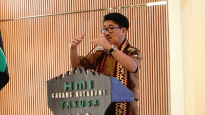 Hadiri Pelantikan HMI Cabang Kotabumi, Bupati Hamartoni Buka Ruang Kolaborasi Membangun Daerah