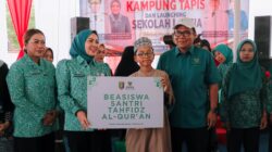 Canangkan Desa TAPIS dan Luncurkan Sekolah Lansia di Kampung Rukti Endah, Ketua TP PKK Lampung Dorong Pembangunan SDM Dimulai dari Desa