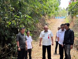Ketua Dewan Dan Kadis SDABMBK Tinjau Jembatan Rusak  Di Kelapatujuh Dan Pastikan Pembangunanya Di Tahun 2027