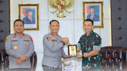 Perkuat Sinergitas TNI-Polri, Kapolda Lampung Terima Audiensi Danrem 043/Gatam
