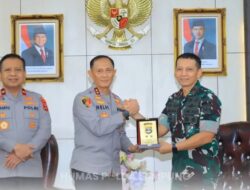 Perkuat Sinergitas TNI-Polri, Kapolda Lampung Terima Audiensi Danrem 043/Gatam