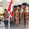 Bupati Hamartoni Lepas Kontingen Kwarcab Lampung Utara ke Jambore Nasional XII