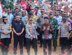 Kapolda Lampung Resmikan Jembatan Presisi Merah Putih