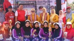 Lomba Senam Payu Kidah Kecamatan Sungkai Jaya Diikuti Lima Belas Peserta